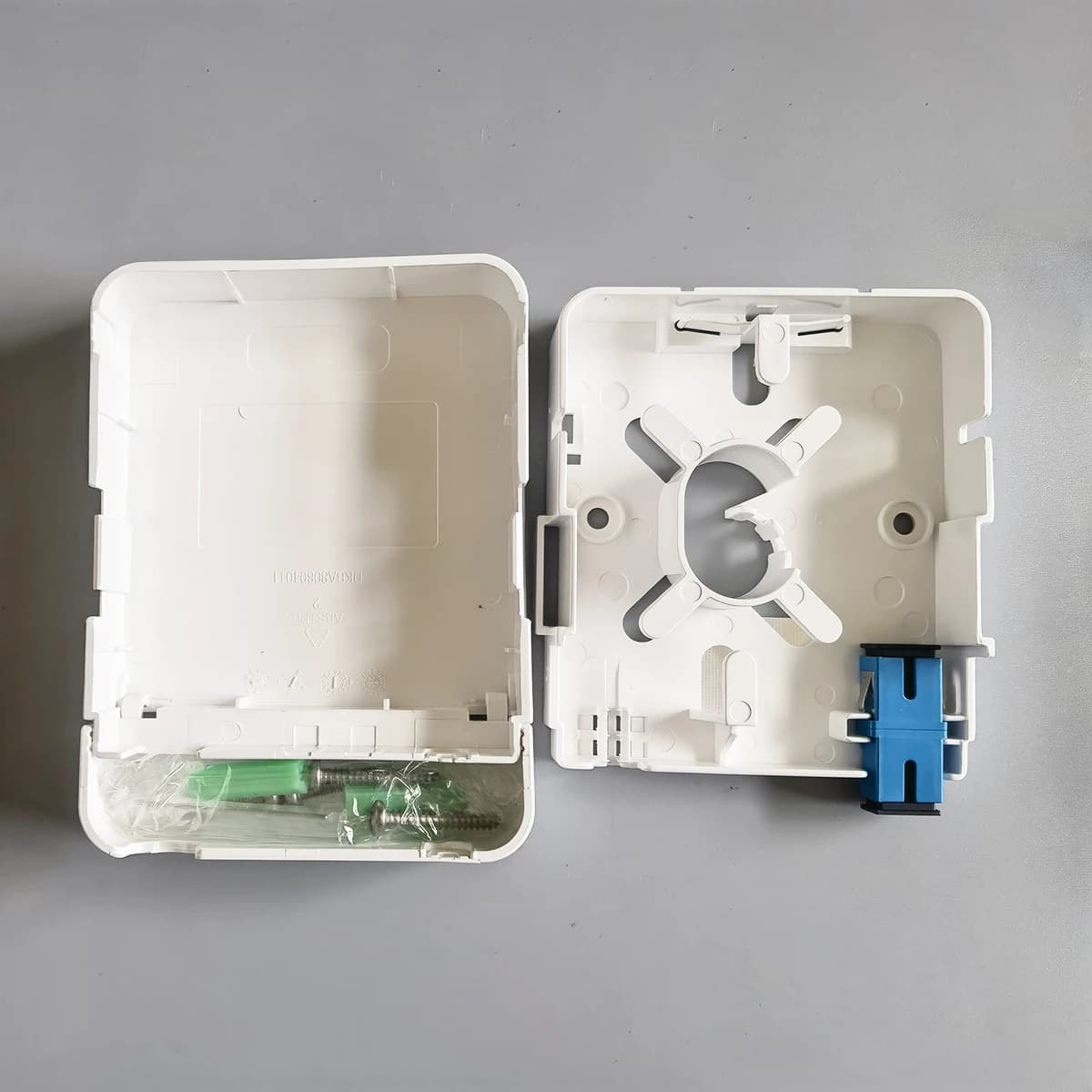 Panneau de prise de Fiber optique FTTH, boîte de terminaison de Fiber optique à 1 noyau, boîte de pa
