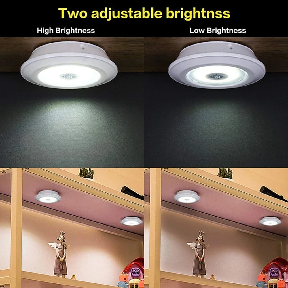 Lumière LED sous-meuble à intensité variable avec télécommande, à piles, éclairage de Cisco, éclaira