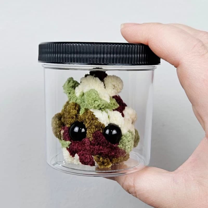 Adoptez une peluche de pépite de mauvaises herbes, peluche de pépite de mauvaises herbes, dans un po