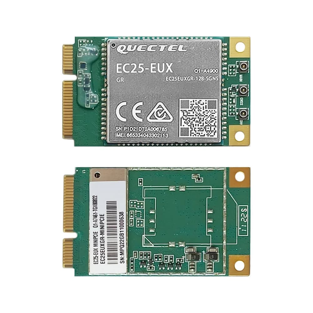 Module minipcie EC25 EC25EUXGA EC25EUXGR EC25EUXGR-MINIPCIE EC25-EUX LTE Cat4