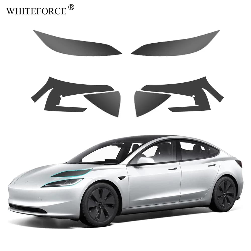 Film de protection pour feu arrière de phare Tesla modèle 3 Highland 2023 – 2025, modèle 3 +, feu ar