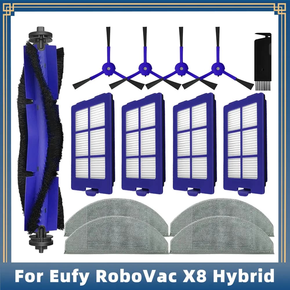 Pièces de rechange pour aspirateur Robot hybride Anker Eufy RoboVac X8, accessoires, brosse latérale