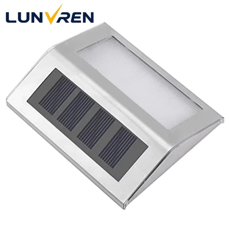 Lampes solaires extérieures terrasse lumière chaude jardin cour escaliers éclairage lumières extérie
