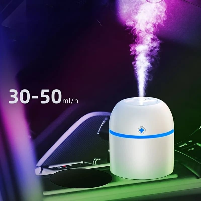Machine d'aromathérapie avec humidificateur USB, 260ML, adaptée à la chambre à coucher, au bureau, à