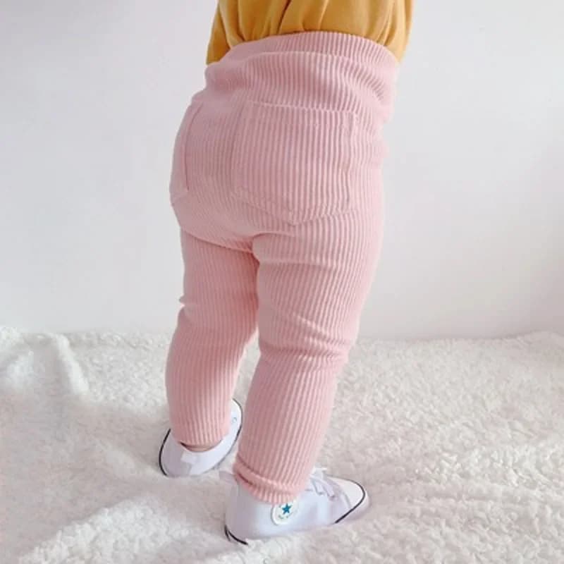 Pantalons pour bébés filles et garçons, taille haute, en coton, grand PP, Leggings, vêtements pour e