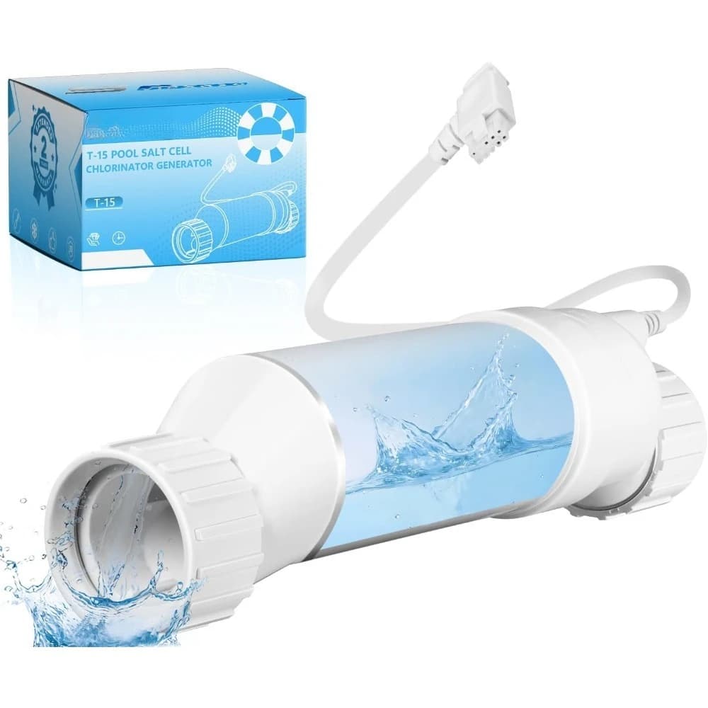 Cellule de sel de remplacement T-15 pour système de piscine à sel Hayward AquaRite AquaTrol jusqu'à 