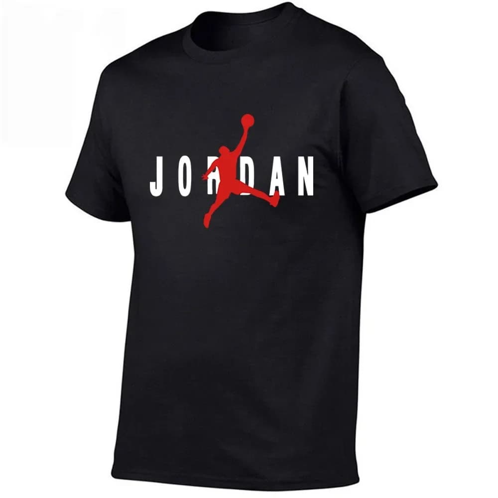 2025 hommes nouveau haute qualité à manches courtes T-shirt coton Absorption de la sueur imprimé spo
