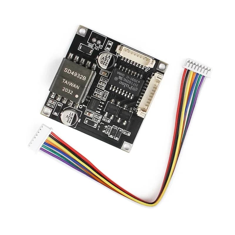 Module POE CCTV, carte PCB, alimentation sur Ethernet, sortie 48V à 12V, intelligent IEEE802.3AF/AT 