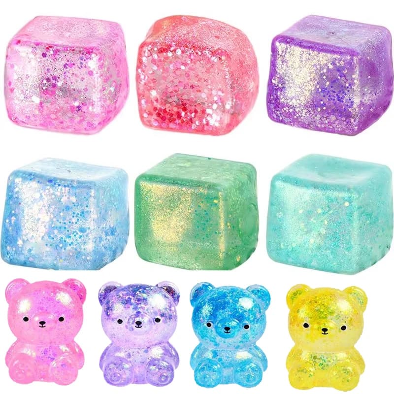 Cube de Maltose anti-Stress, jouet à presser, écompression D, petits glaçons, Anti-Stress, rebond le