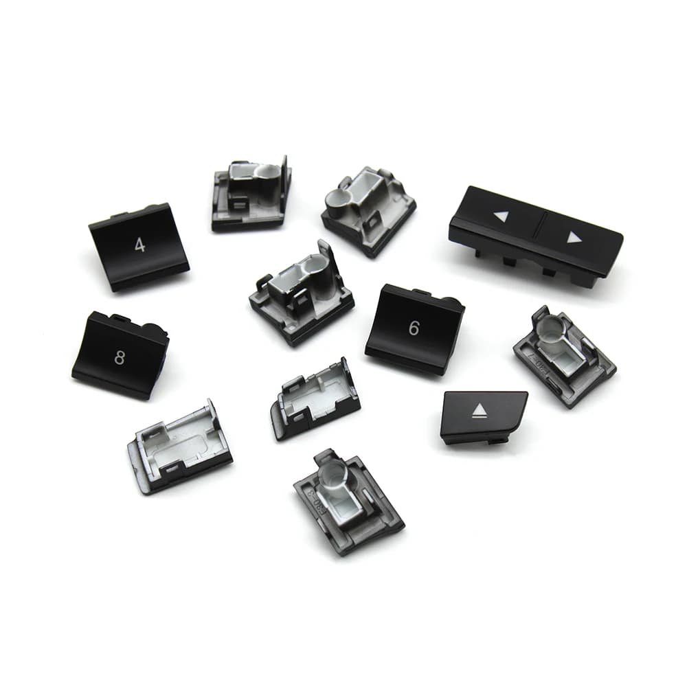 Couvercle de bouton de commutation à chiffres pour Console de tableau de bord avant de voiture, pour