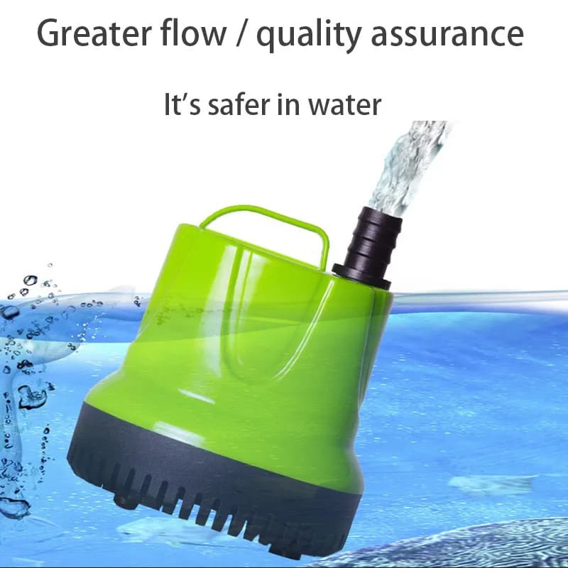Pompe à eau submersible pour étang à poissons, fontaine de jardin hydroponique, cascade ultra silenc