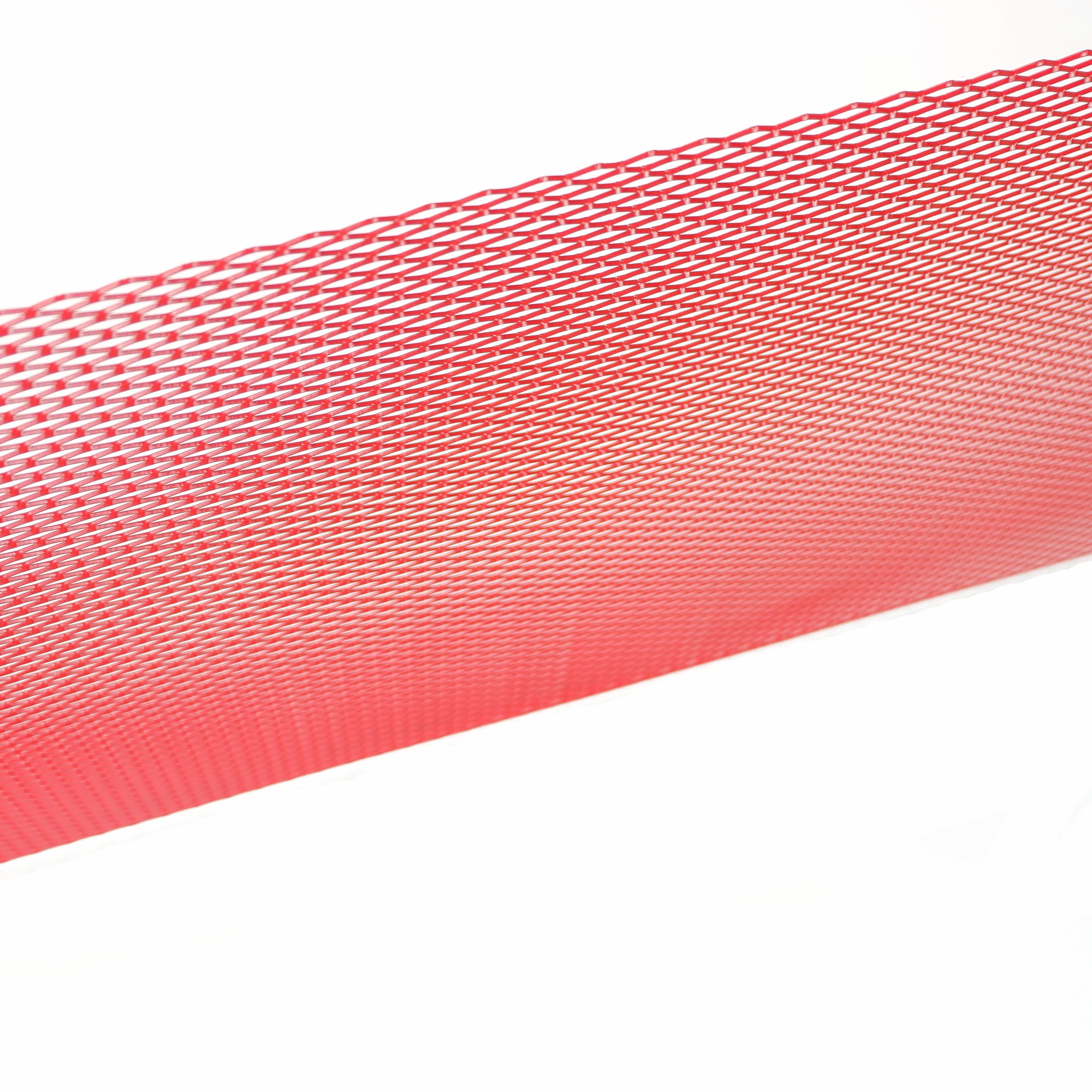 Grille de pare-chocs de voiture de course en aluminium, 100x33cm, filet de ventilation, noir, argent