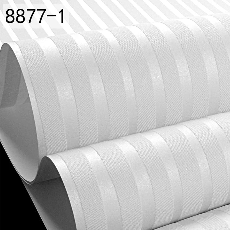 Papier peint gris argenté au design moderne, à rayures en relief 3D, pour salon, chambre à coucher, 
