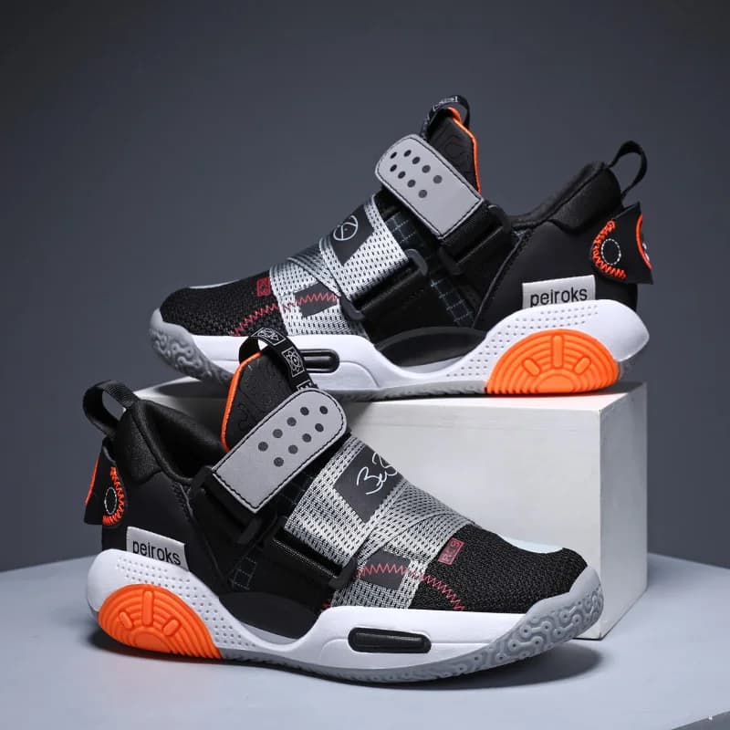 Chaussures de basket-ball pour enfants, baskets de Sport légères et antidérapantes pour garçons et f