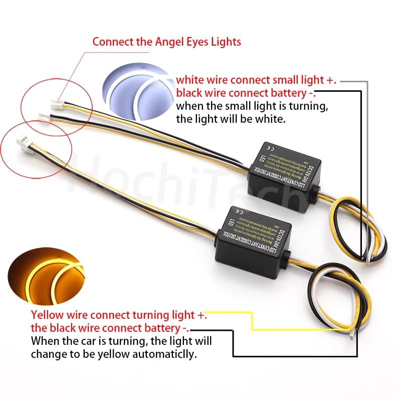 Anneau Halo LED pour Volkswagen Golf 4, Golf 4 MK4, R32, VR6, 1998-2004, 1 garantie, durable, SMD, l