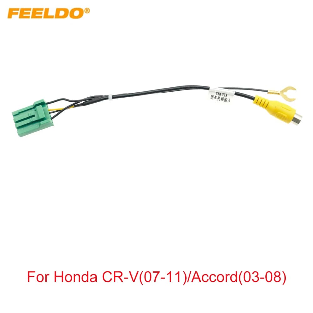 Câble d'entrée de caméra FEELDO à l'adaptateur radio 2VNO pour l'écran OEM CR-V(07-11)/Accord(03-08)