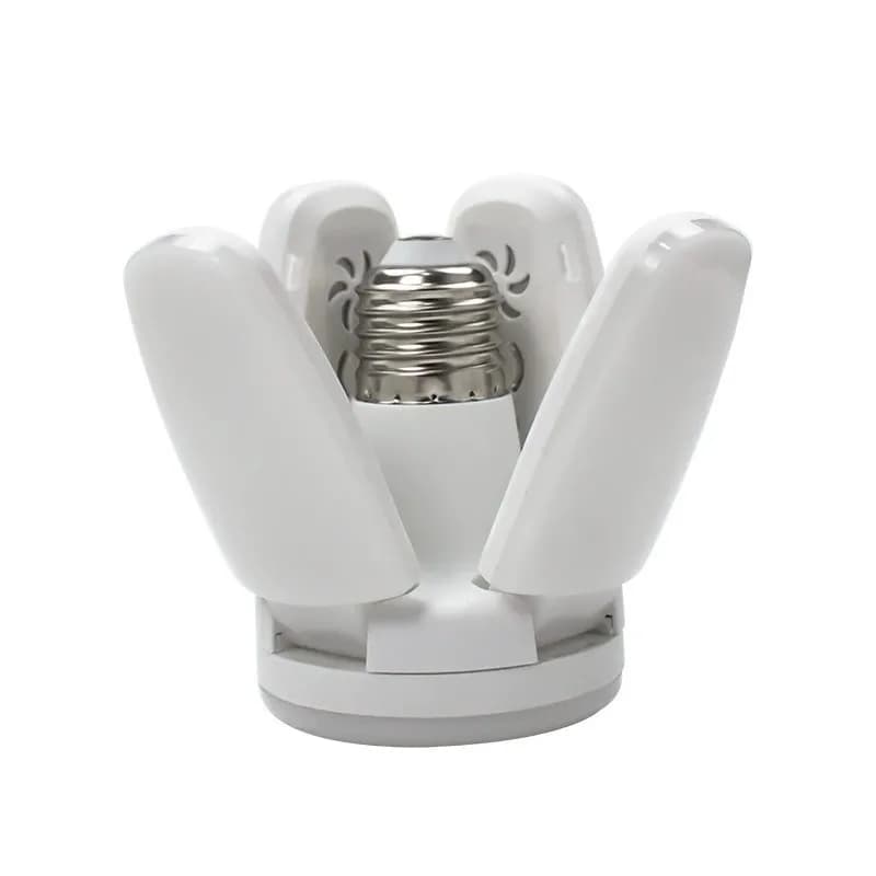 Ampoule LED pliable en forme d'éventail E27, AC 85-265V/220V, pour maison, salon, entrepôt, Garage, 