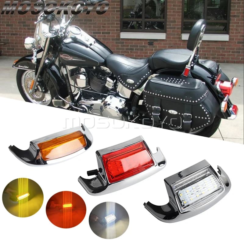 Feu de conduite avant et arrière pour Harley Heritage Softail Road King Electra Glide, feu de stop à