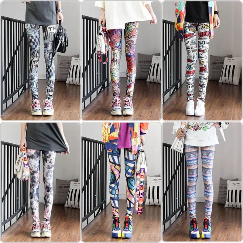 DOIAESKV – Leggings Sexy et décontractés pour femmes, jambières colorées, à la mode, pour printemps 