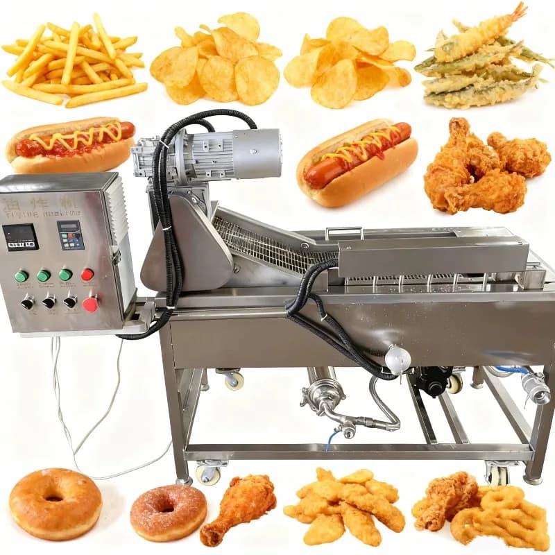 Machine à beignets automatique commerciale personnalisée, Mini antiadhésive de haute qualité, opérat