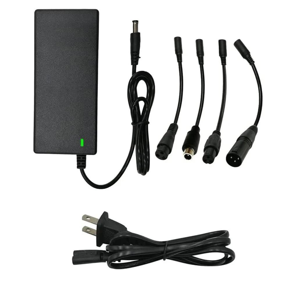 Chargeur 42V 2a, 5 prises pour batterie au Lithium 36 25.2V 25.9V 25.6V 24V, pièces et accessoires p
