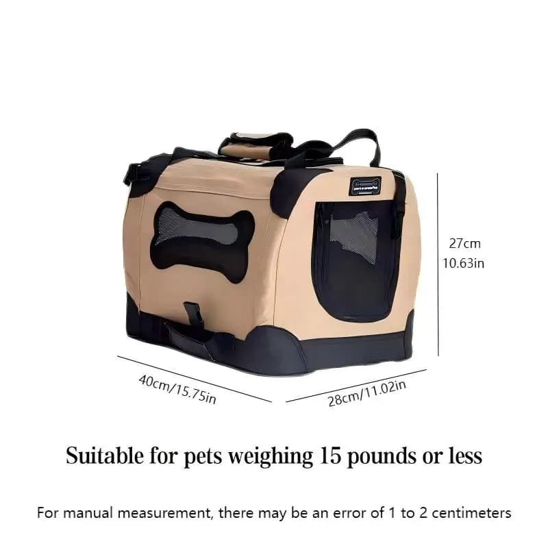 Cage pour chien de voiture pour animaux de compagnie, lit pour chat et sac pour chat, sac pliable po