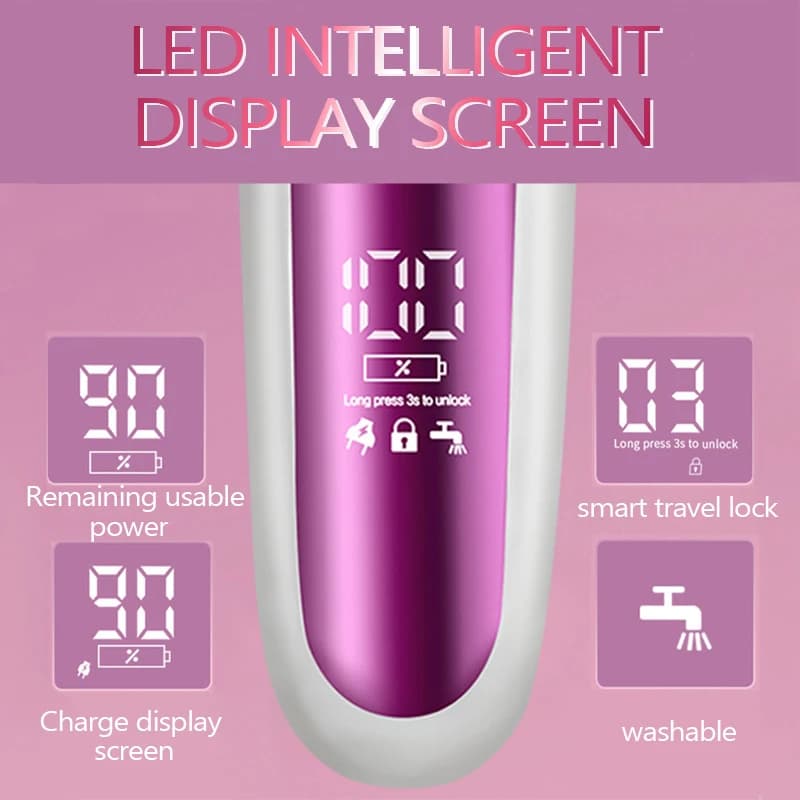 Épilateur électrique 3 en 1 Rechargeable pour femmes, pour le visage et le corps, épilation féminine