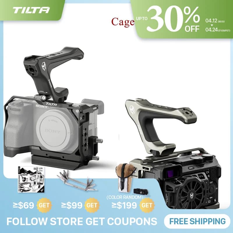 Cage TILTA pour Cage de caméra Sony A6700, Kit léger pour système de refroidissement de caméra Dsrl 