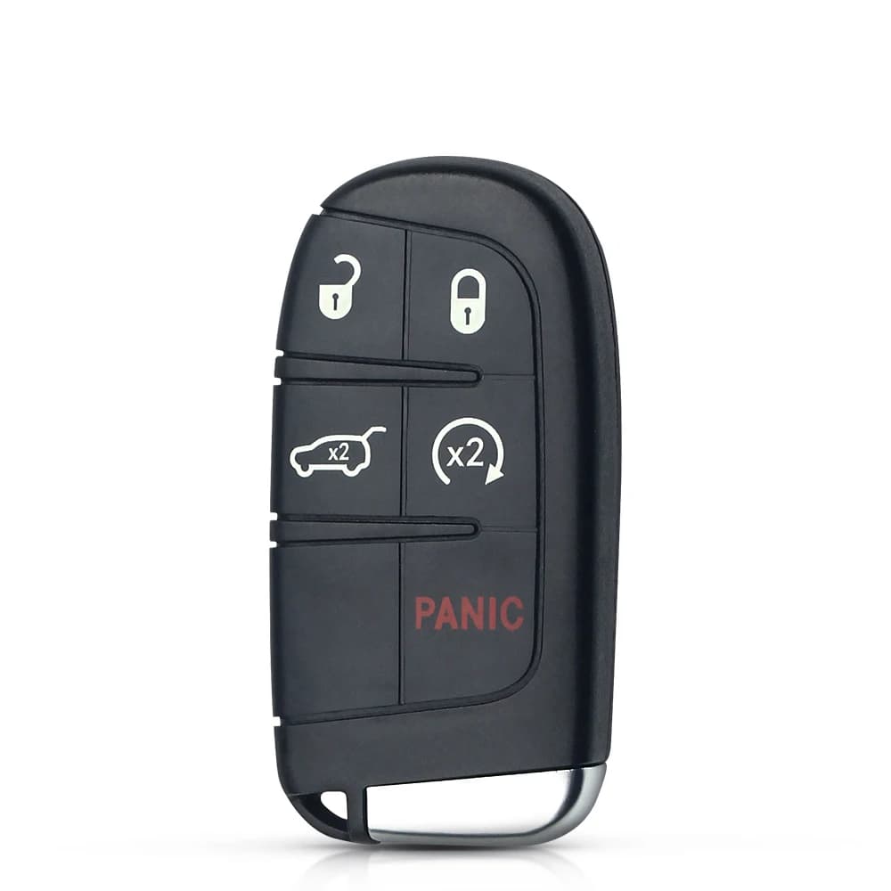 KEYYOU Remplacement Clé à distance intelligente à 5 boutons M3N 40821302   Fob 433MHz pour Jeep Gran