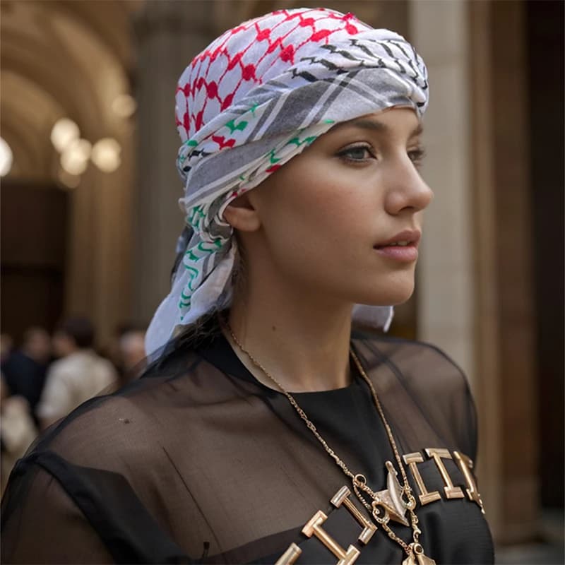 Foulard de Styles arabes pour femmes, Foulard de styliste imprimé à carreaux, Hijab doux, châles et 