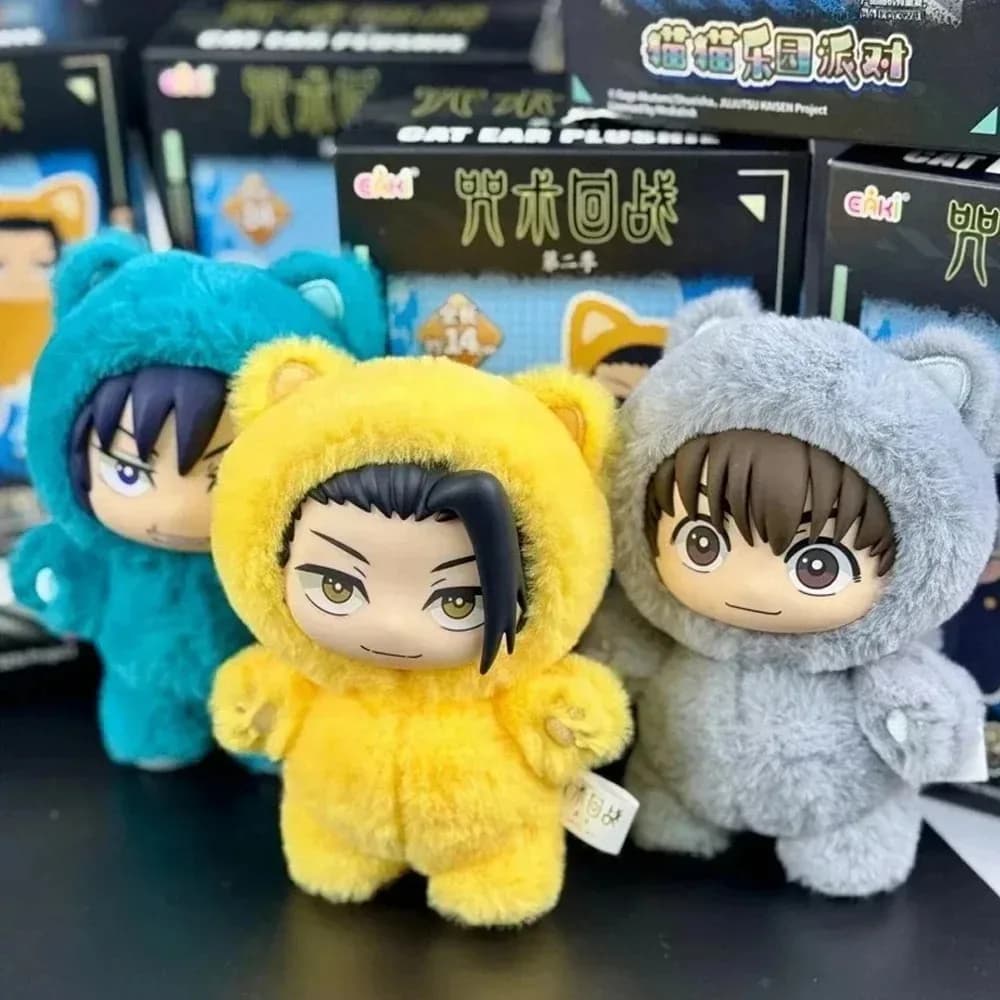 , Nouveau les monstres Jujutsu Kaisen vinyle visage poupée figurine sac à dos pendentif jouets cadea