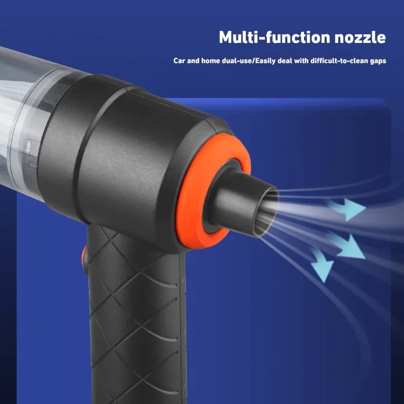 Aspirateur de voiture Portable sans fil, forte aspiration 6000PA, souffleur puissant pour voiture et