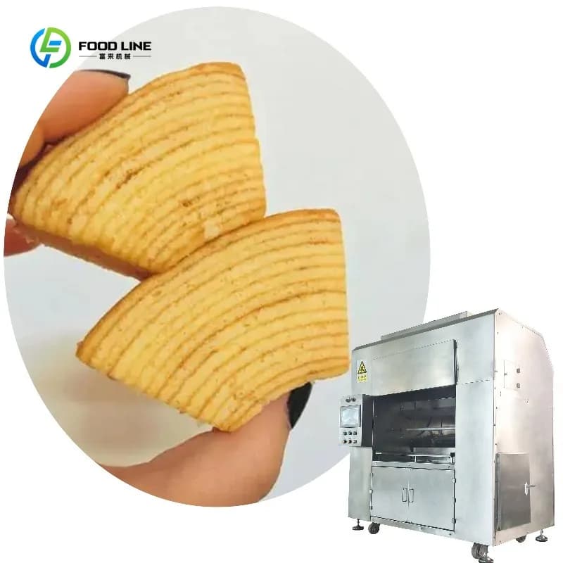 Machine à gâteaux automatique personnalisée pour Baumkuchen, équipement de boulangerie commercial po