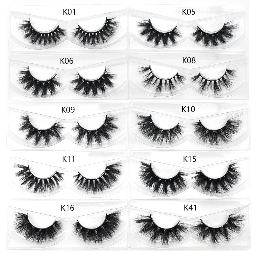 FOXESJI-Faux-cils en Vison Doux et Naturels, Vente en Gros, pour les Affaires