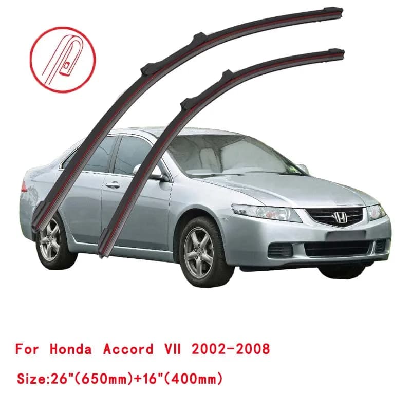 Essuie-glace avant de voiture pour Honda Accord 7, 2003, 2004, 2005, 2006, 2007, 2008, livres, pare-