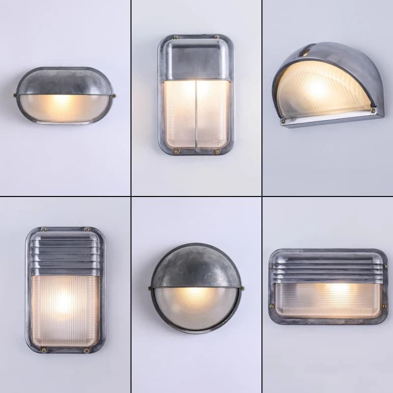 Applique murale LED rétro extérieure E27 industrielle Vintage IP65 étanche applique de plafond en ve