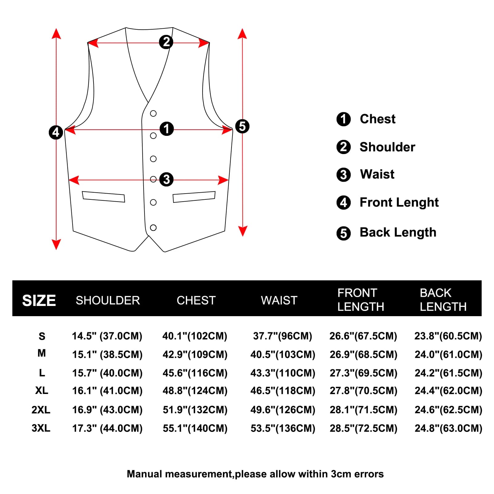 Gilet de costume Paisley noir solide pour hommes, avec cravate, nœud papillon, mouchoir, boutons de 