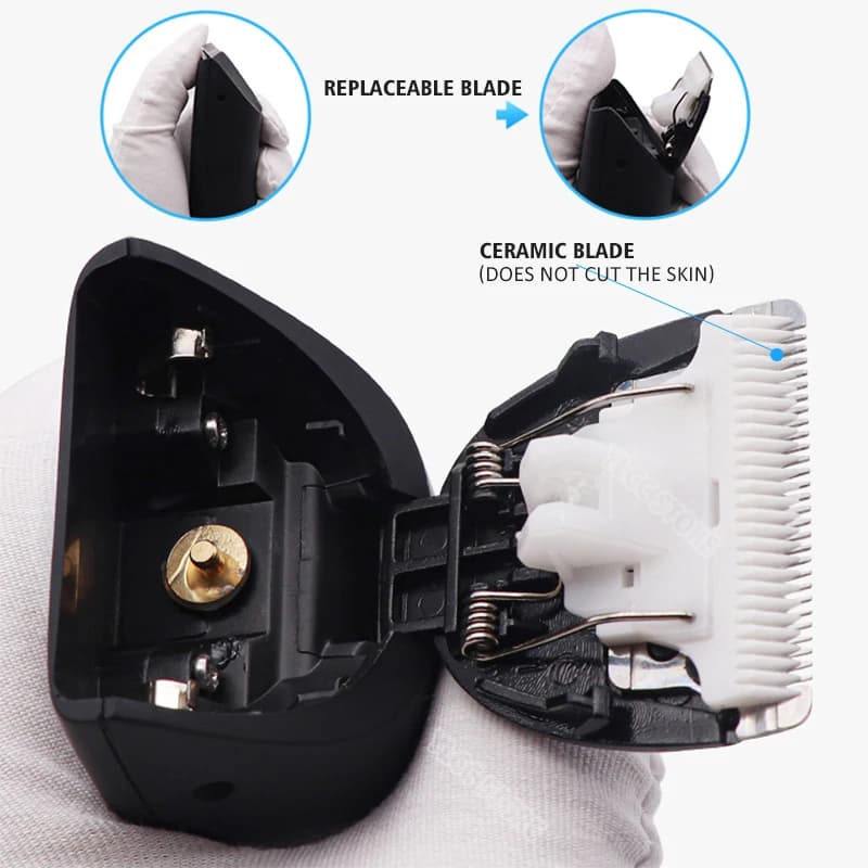 Tondeuse électrique pour hommes, rasoir pubien, toilettage du corps, épilateur de Bikini, rasoir Rec