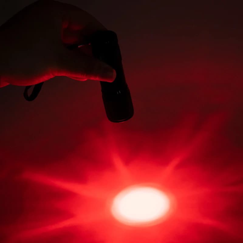 Lampe de poche LED rouge pratique, imagerie de veines infrarouges, lumière 625nm, 9 torche, pour inf