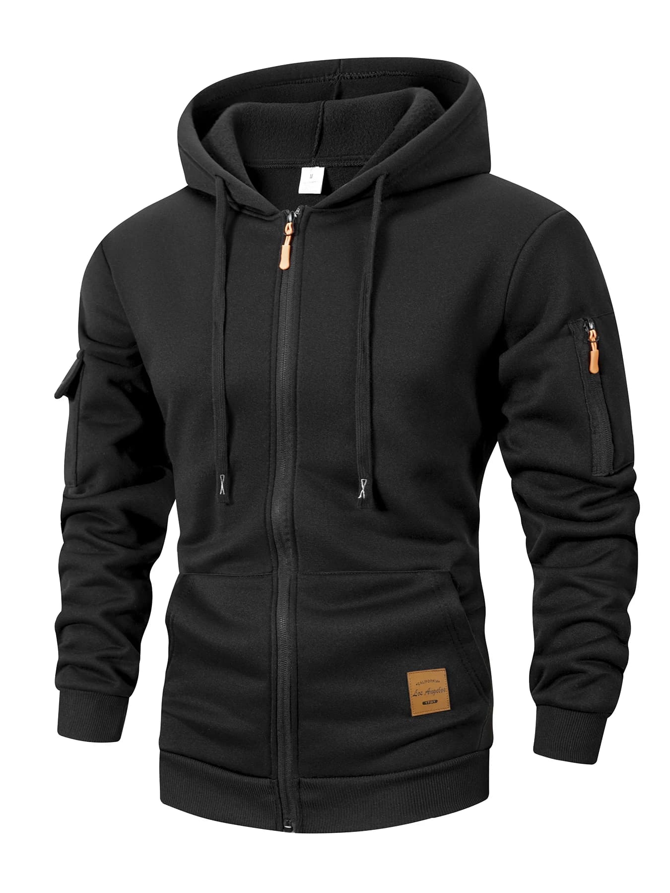 2025 nouveau automne hommes sweats à manches longues veste à capuche fermeture à glissière veste mâl