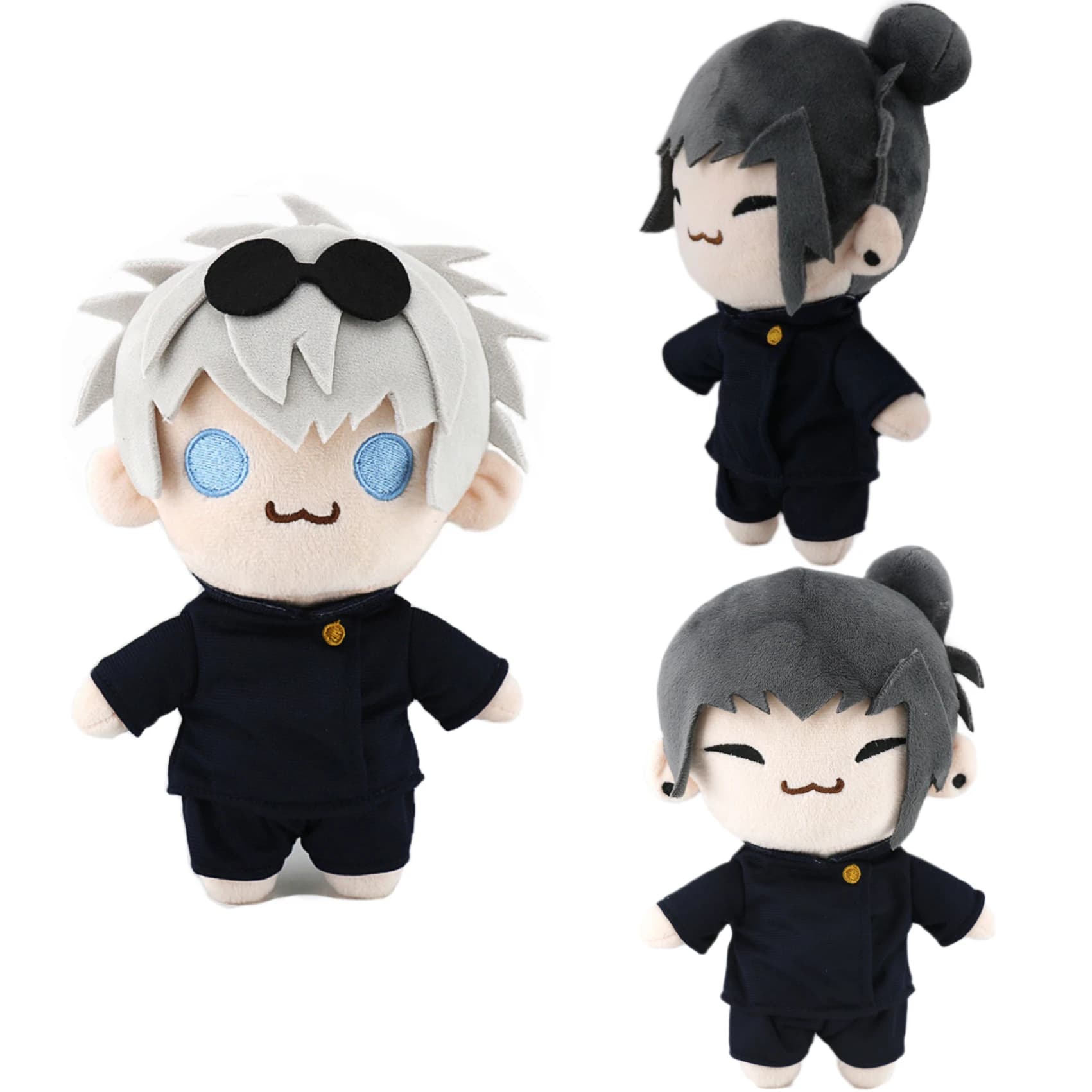 Nouveau jouet en peluche Jujutsu Kaisen, mignon, remplissage doux, poupée d'oreiller Gojo et Geto, c