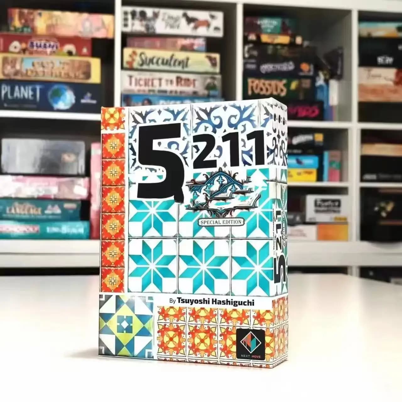 Jeu de cartes en carton bleu 5211Azul, version anglaise