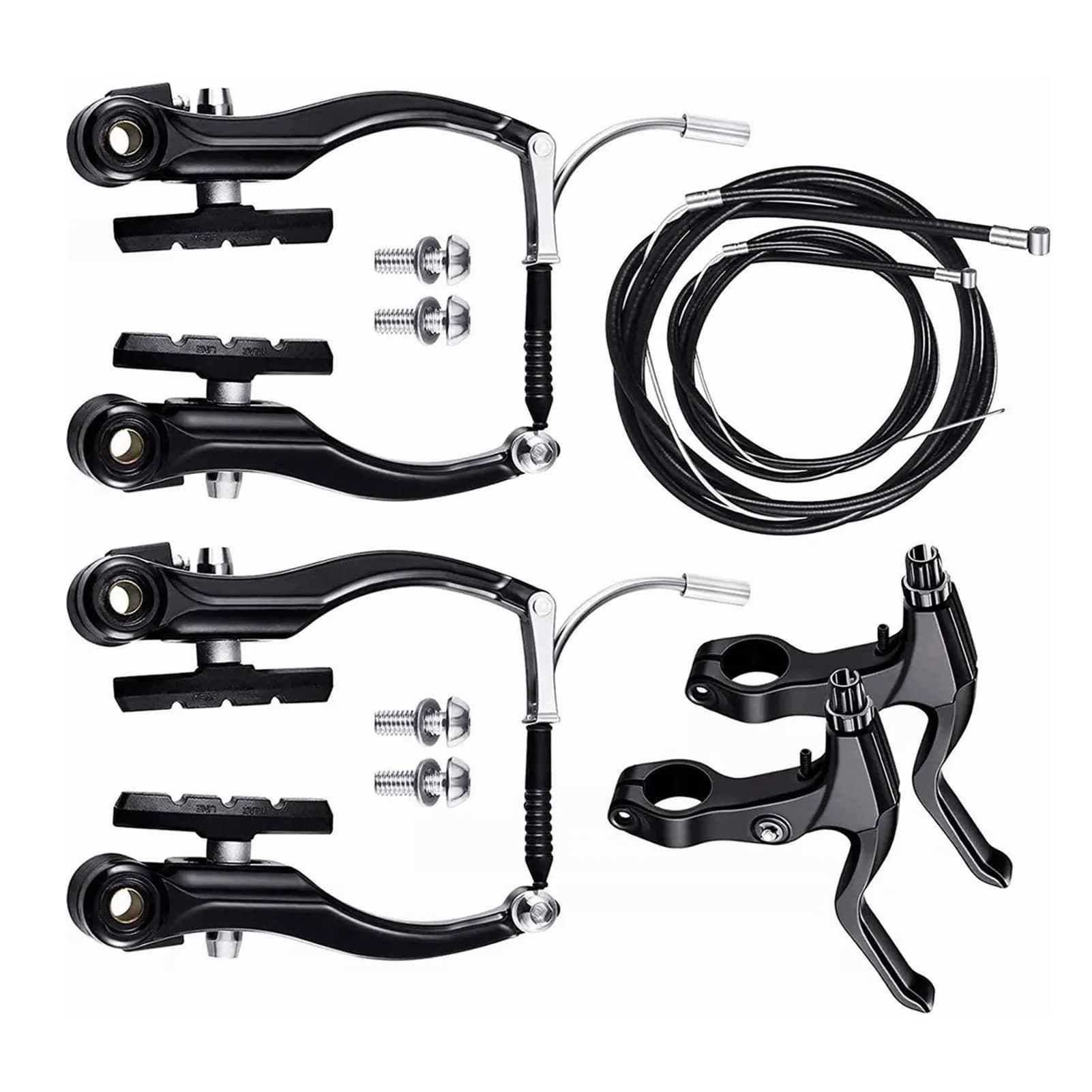 Ensemble de freins avant et arrière en V pour VTT, en alliage d'aluminium, accessoires d'équitation 