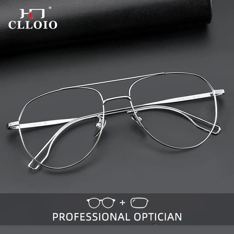 CLLOIO mode Ultra léger titane cadre lunettes pour hommes femmes lecture Anti lumière bleue lunettes