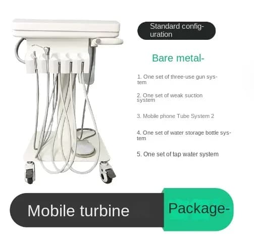 Turbine de table mobile, chariot portable