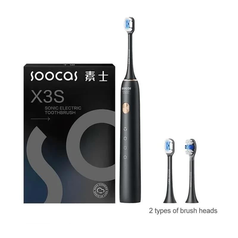 SOOCAS X3S adulte sonique électrique brosse à dents intelligente IPX8 étanche 180 jours d'autonomie 