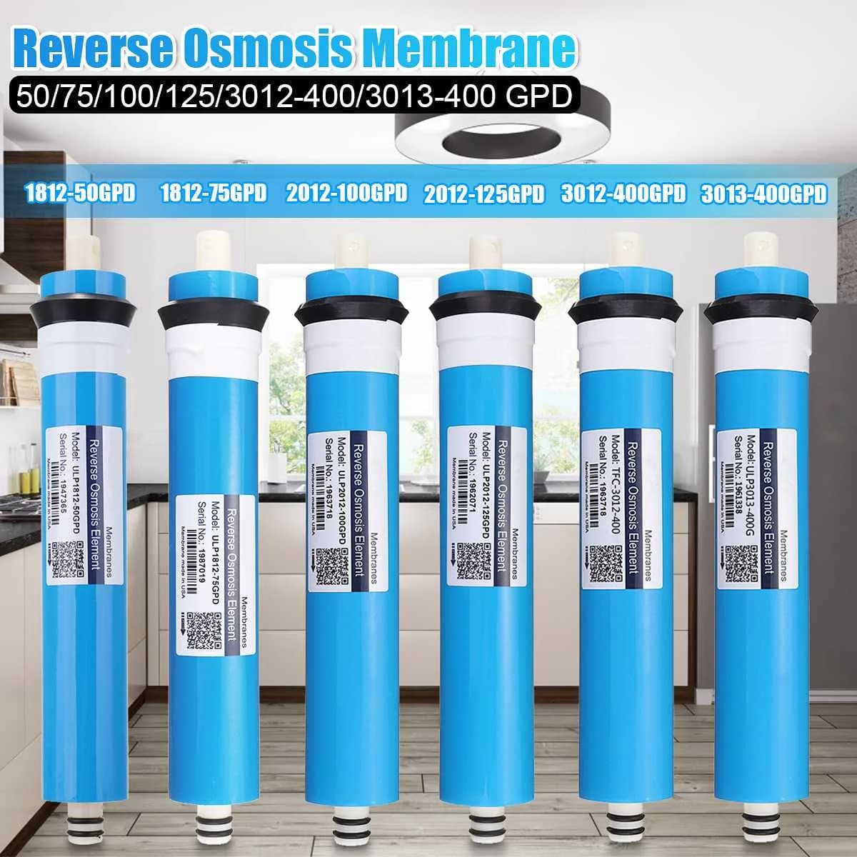 Maison cuisine osmose inverse RO Membrane remplacement système d'eau filtre purificateur eau potable