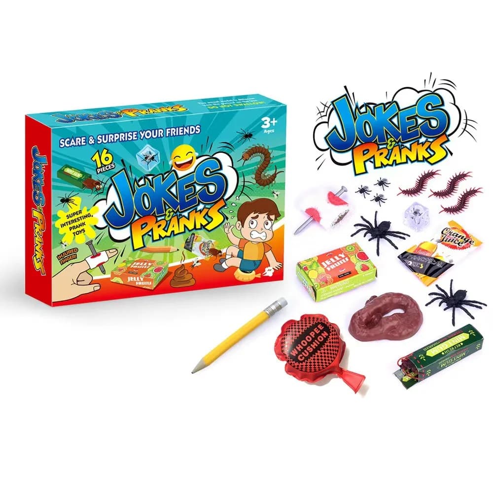 Kit de blagues et de farces, cadeaux amusants, jouets fantaisie pour enfants et adultes, fournitures