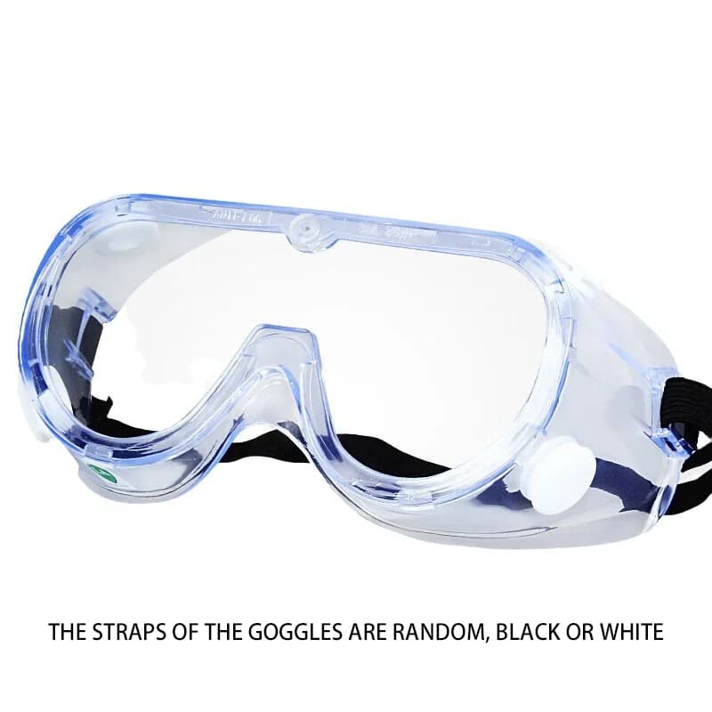 Lunettes de sécurité réglables à vision large, protection des yeux, lentille transparente, lunettes 