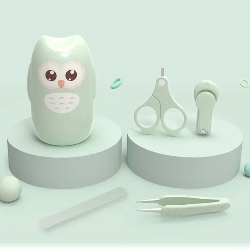 Kit de manucure pour enfants, ciseaux à ongles pour bébé, ensemble d'outils de soins des ongles pour